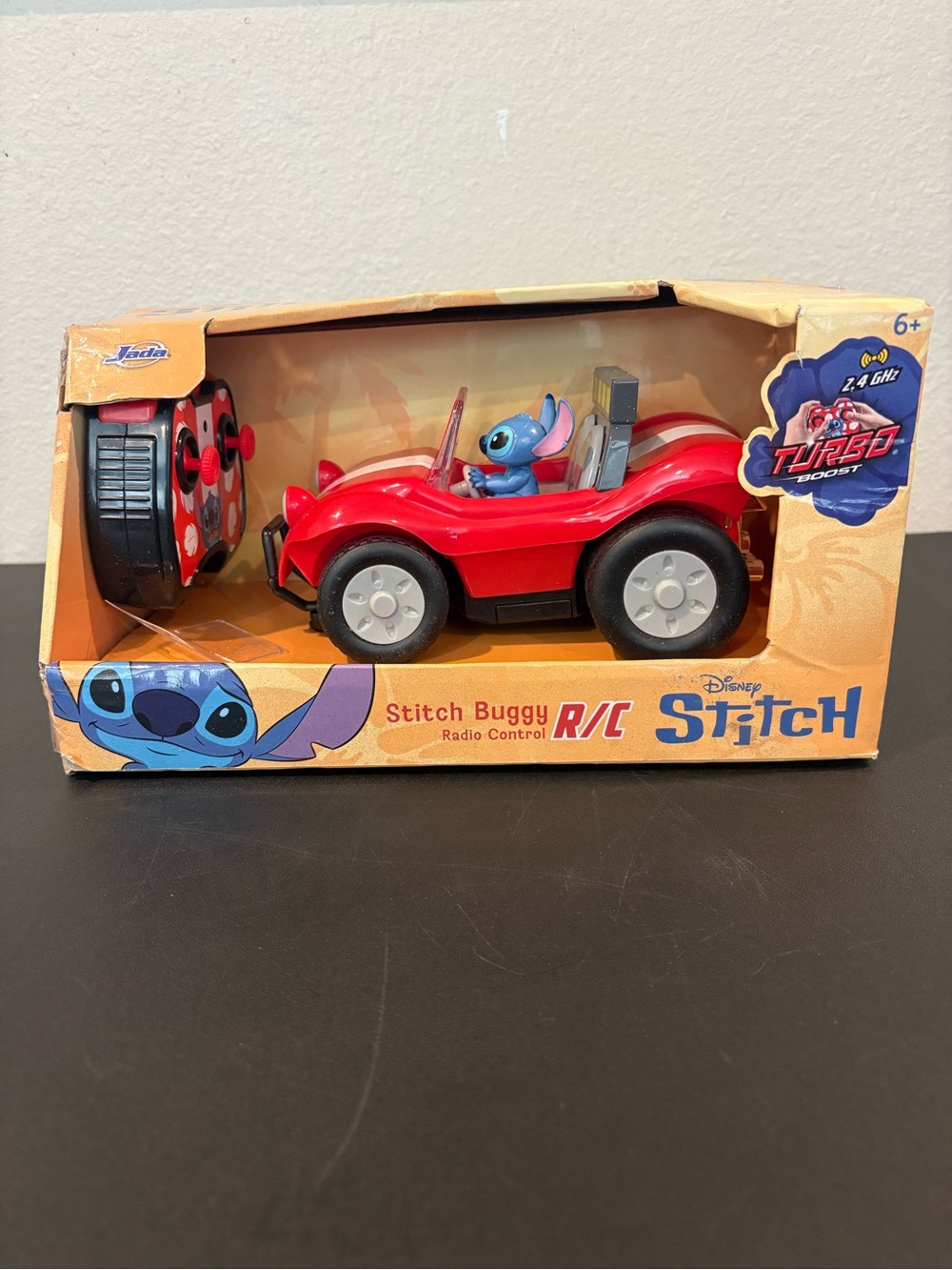 Disney STITCH BUGGY RC Radio Control Car 2.4GHz Turbo Boost Jada Toys /NEW